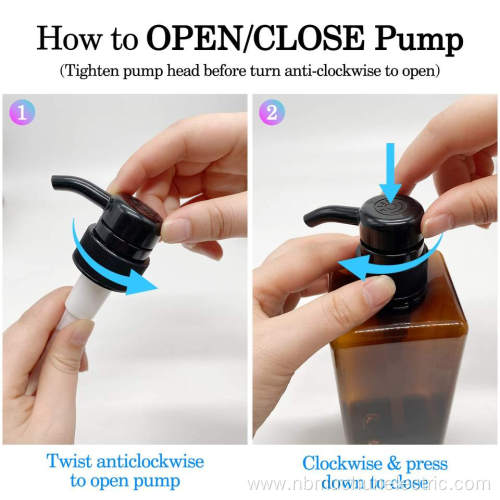 Custom Plastic Packaging Hand Wash Liquid Shampoo Bottle